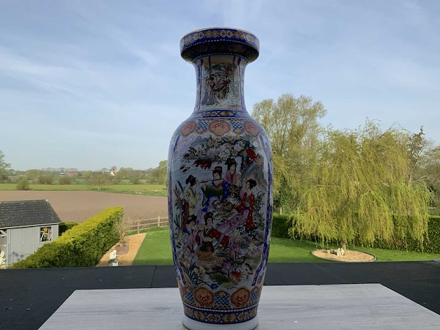 Chinees porselein h60cm - afbeelding 1 van  5
