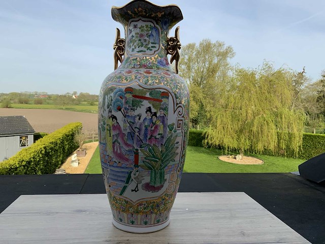Chinees porselein h60cm - afbeelding 1 van  7