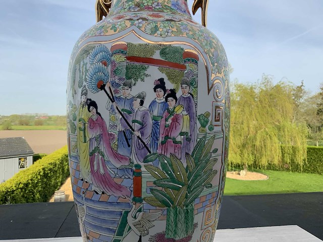 Chinees porselein h60cm - afbeelding 2 van  7