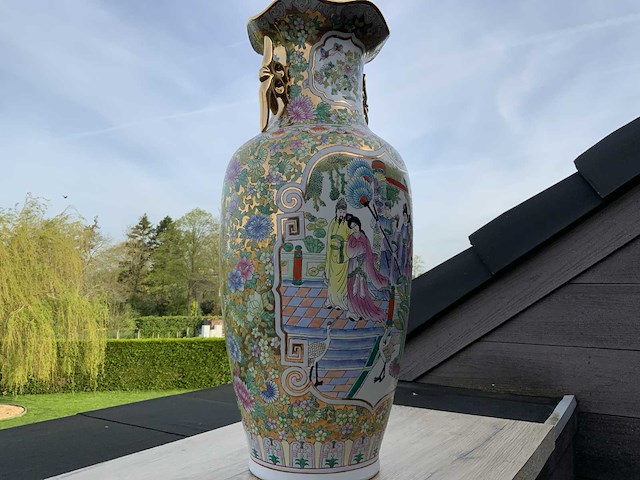 Chinees porselein h60cm - afbeelding 5 van  7