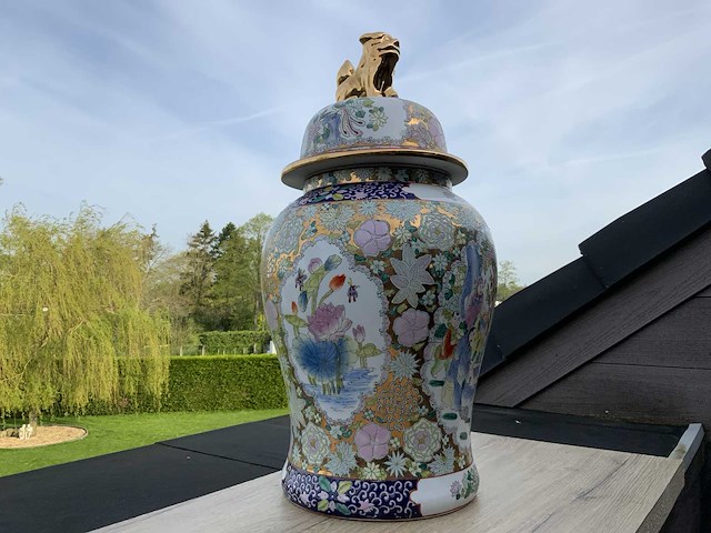Chinees porselein h65cm - afbeelding 5 van  7
