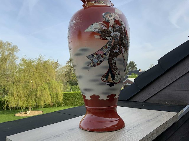 Chinees porselein h80cm - afbeelding 5 van  6