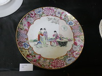 Chinees sierbord in porselein - afbeelding 1 van  2