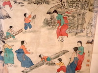 Chineese lithographie (6x) - afbeelding 4 van  10