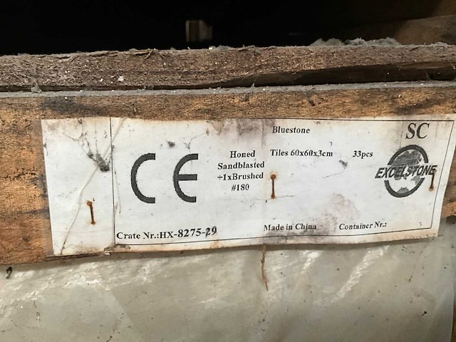 Chinese blauwsteen natuursteen tuintegel - afbeelding 3 van  4