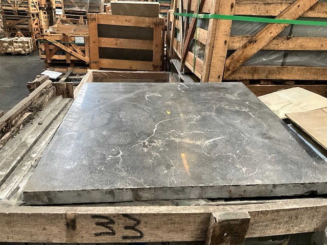 Chinese blauwsteen natuursteen tuintegel - afbeelding 1 van  3