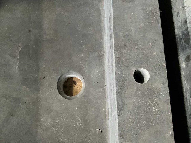 Chinese blauwsteen wastafel massief blauwsteen (2x) - afbeelding 2 van  2