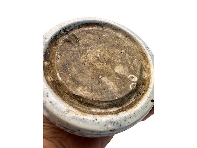 Chinese blue and white inkstone. wanli mark - afbeelding 9 van  47