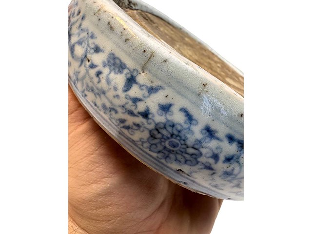 Chinese blue and white inkstone. wanli mark - afbeelding 11 van  47