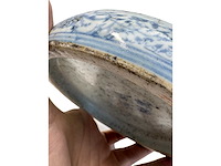 Chinese blue and white inkstone. wanli mark - afbeelding 17 van  47