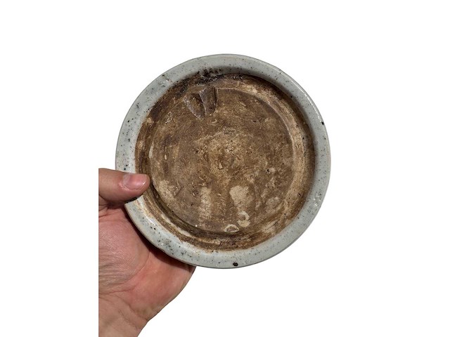 Chinese blue and white inkstone. wanli mark - afbeelding 21 van  47