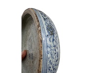 Chinese blue and white inkstone. wanli mark - afbeelding 31 van  47