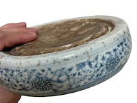 Chinese blue and white inkstone. wanli mark - afbeelding 40 van  47