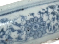 Chinese blue and white inkstone. wanli mark - afbeelding 42 van  47
