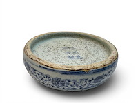 Chinese blue and white inkstone. wanli mark - afbeelding 43 van  47