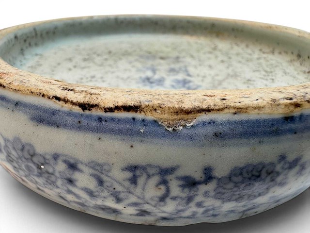 Chinese blue and white inkstone. wanli mark - afbeelding 47 van  47