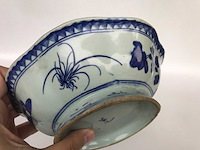 Chinese min yao blue white bowl. - afbeelding 21 van  21