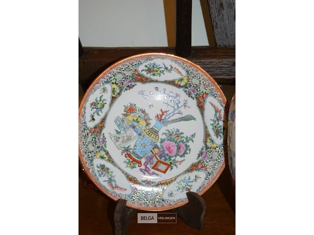 Chinese vaas + bordje - afbeelding 2 van  5