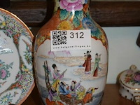 Chinese vaas + bordje - afbeelding 3 van  5
