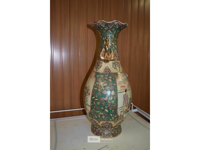 Chinese vaas h=60cm ø25 cm - afbeelding 3 van  3