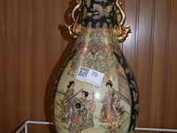 Chinese vaas h=60cm ø25 cm - afbeelding 1 van  3
