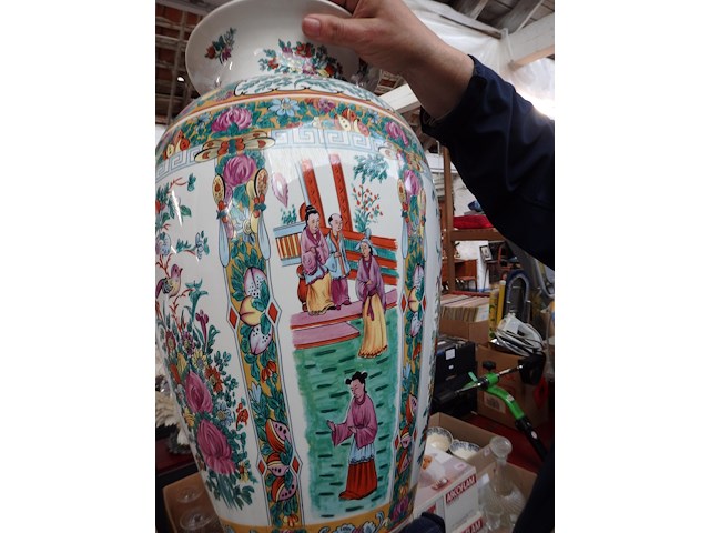 Chinese vaas hoogte 50cm - afbeelding 4 van  5