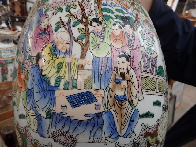 Chinese vaas hoogte 65cm - afbeelding 3 van  5