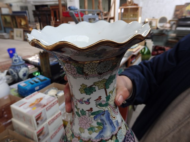 Chinese vaas hoogte 65cm - afbeelding 5 van  5