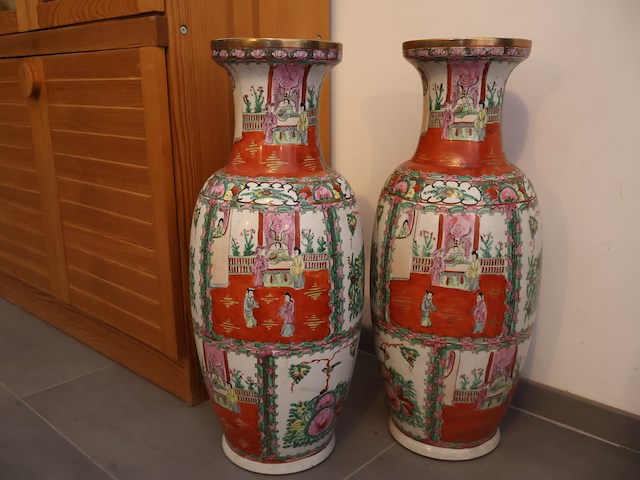 Chinese vaas (x2) - afbeelding 1 van  5