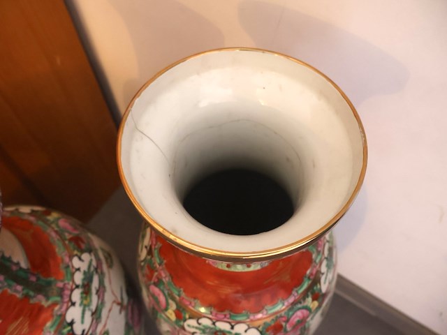 Chinese vaas (x2) - afbeelding 2 van  5
