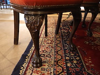 Chippendale-stijl eettafel en stoelen - afbeelding 9 van  9