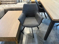 Chita - massief eiken tafel met 4 stoelen - afbeelding 4 van  4