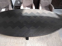 Chita - ovaal tafel eik parket - afbeelding 2 van  4