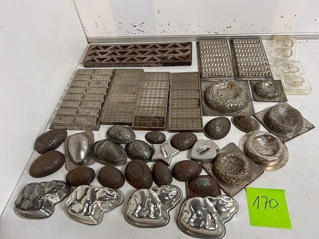 Chocolade vormen 36 items - afbeelding 1 van  4