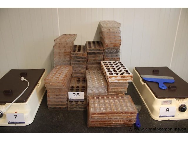 Chocoladevormen, plastic - afbeelding 1 van  1