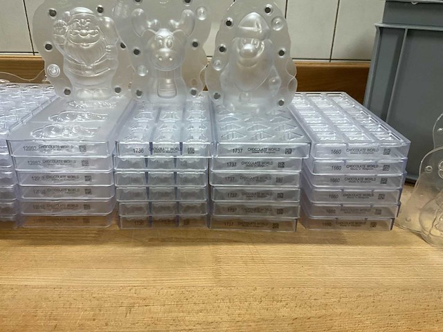 Chocolate world lot chocoladevormen “kerstmis" - 76 stuks (76x) - afbeelding 6 van  10