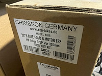 Chrisson 20” fold ef2 elektrische plooifiets (2x) - afbeelding 2 van  10