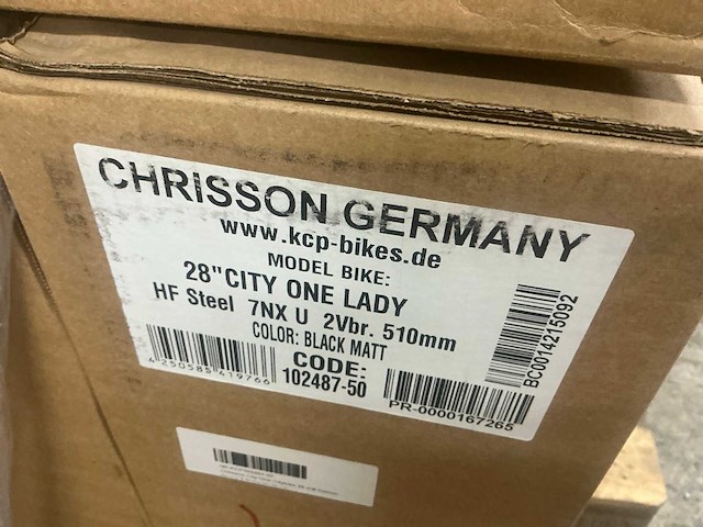 Chrisson 28” city one lady damesfiets (5x) - afbeelding 7 van  8