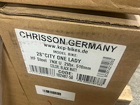 Chrisson 28” city one lady damesfiets (5x) - afbeelding 7 van  8