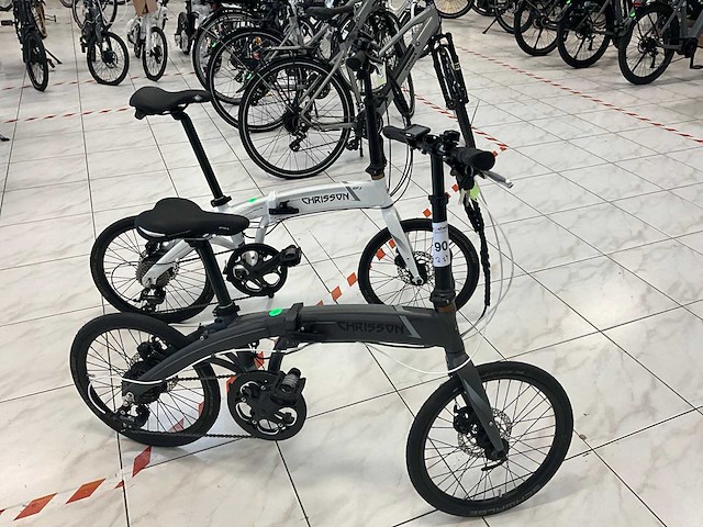 Chrisson e folder 3 elektrische vouwfiets ongebruikt (2x) - afbeelding 2 van  7