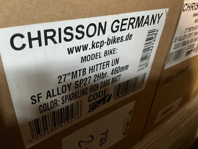 Chrisson hitter 27" mountainbike ongebruikt (2x) - afbeelding 7 van  7