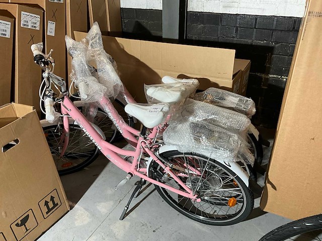Chrisson relaxa 24" light pink kinderfiets (2x) - afbeelding 2 van  2