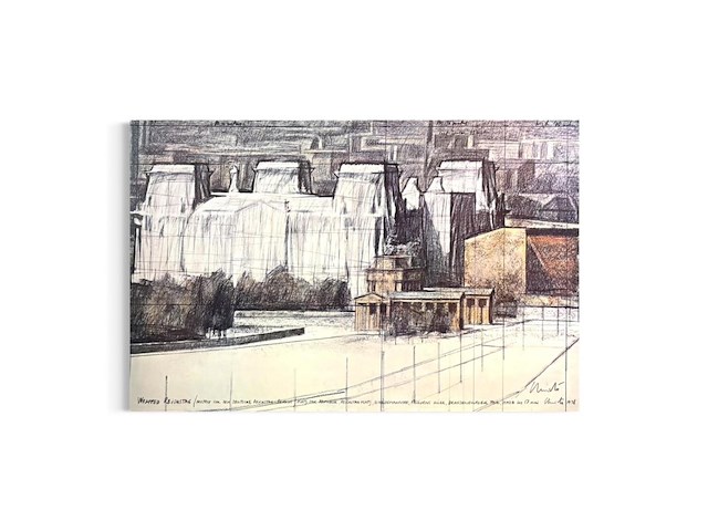 Christo - reichstag - gesigneerd - afbeelding 1 van  1