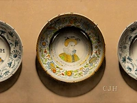 Christopher john harrison (1945), ‘17thc delft plates’, gouache on panel 40 x 95 cm. (15 3/4 x 37.39 in.), frame: 41.5 x 96.5 cm. (16.33 x 37.99 in.)