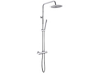 Chroom - regendoucheset met thermostaat