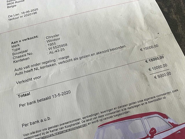 Chrysler windsor oldtimer - afbeelding 38 van  43