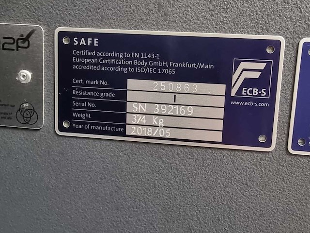 Chubbsafes brandwerende kast - afbeelding 6 van  8