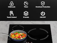 Ciarra cabbih3-a inbouw inductieplaat (3 zones) - afbeelding 4 van  6