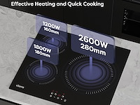 Ciarra cabbih3-a inbouw inductieplaat (3 zones) - afbeelding 5 van  6