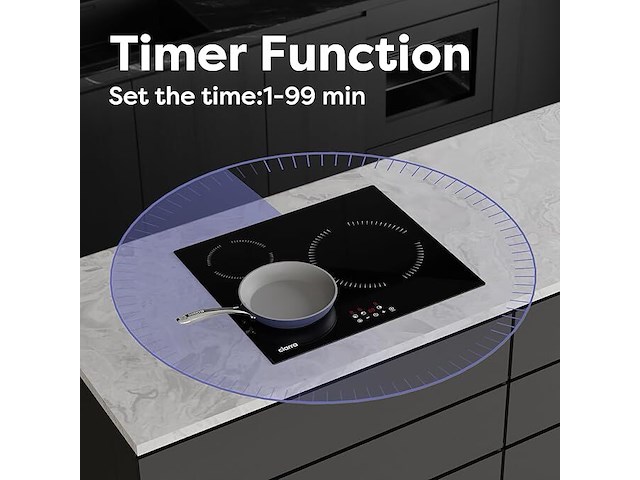 Ciarra cabbih3-a inbouw inductieplaat (3 zones) - afbeelding 2 van  6